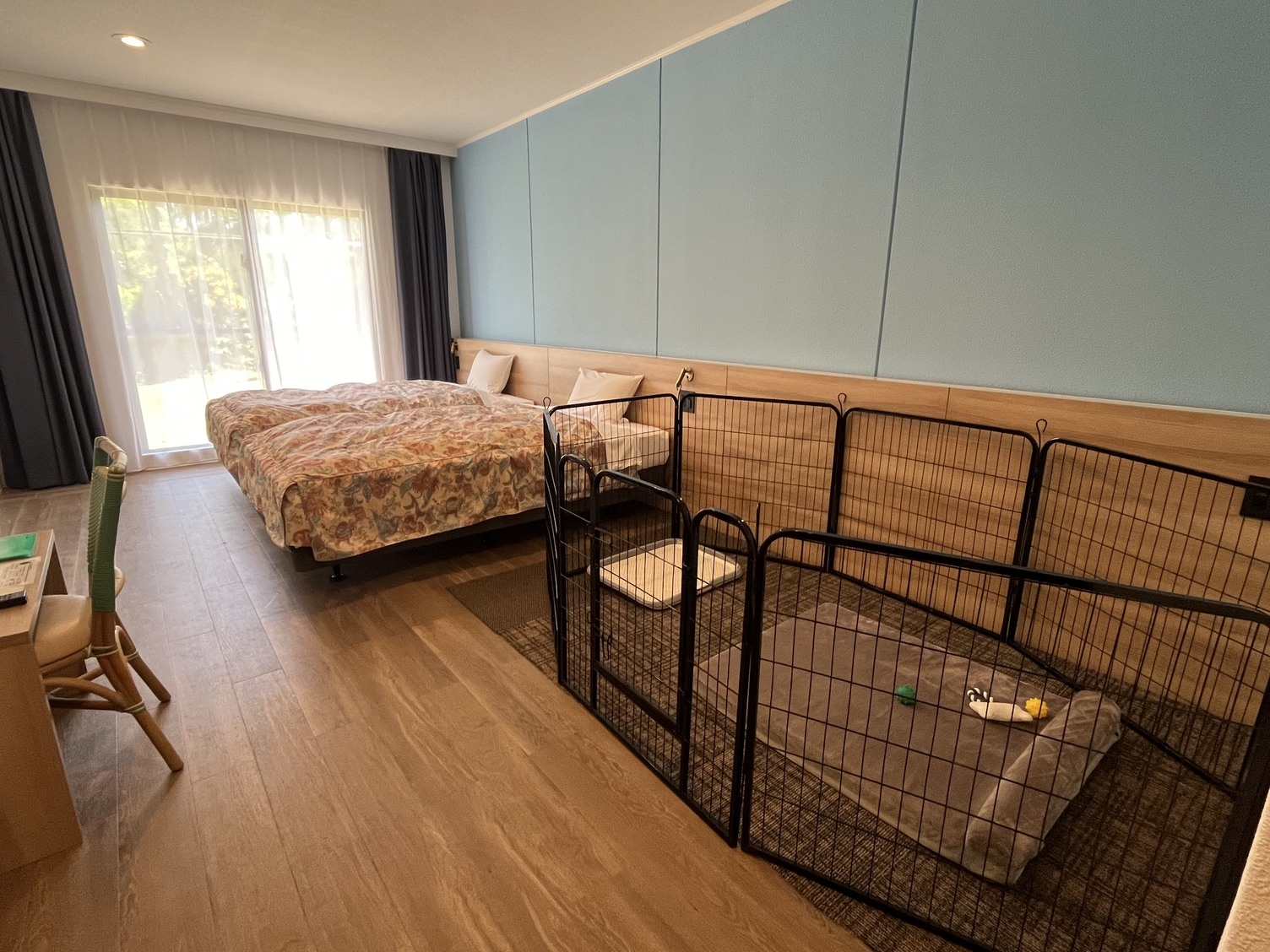 【ドッグルーム】わんちゃんと一緒にリゾート滞在!