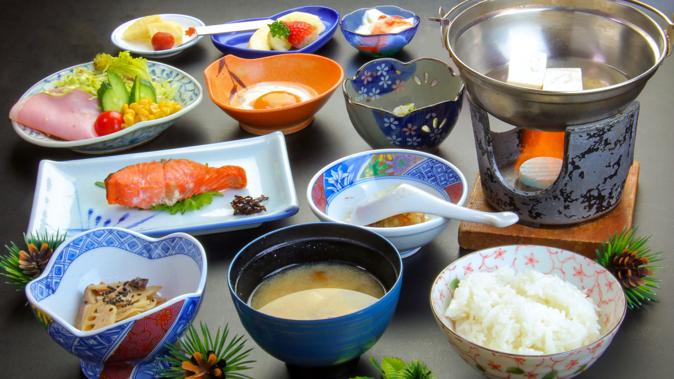 ≪朝食付き≫山形県産直営つや姫米使用！◇あったか朝ごはんを食べて元気にいってらっしゃい！