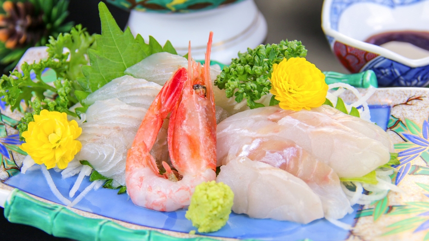 ＃【夕食一例】甘くとろけるほど新鮮な刺し身