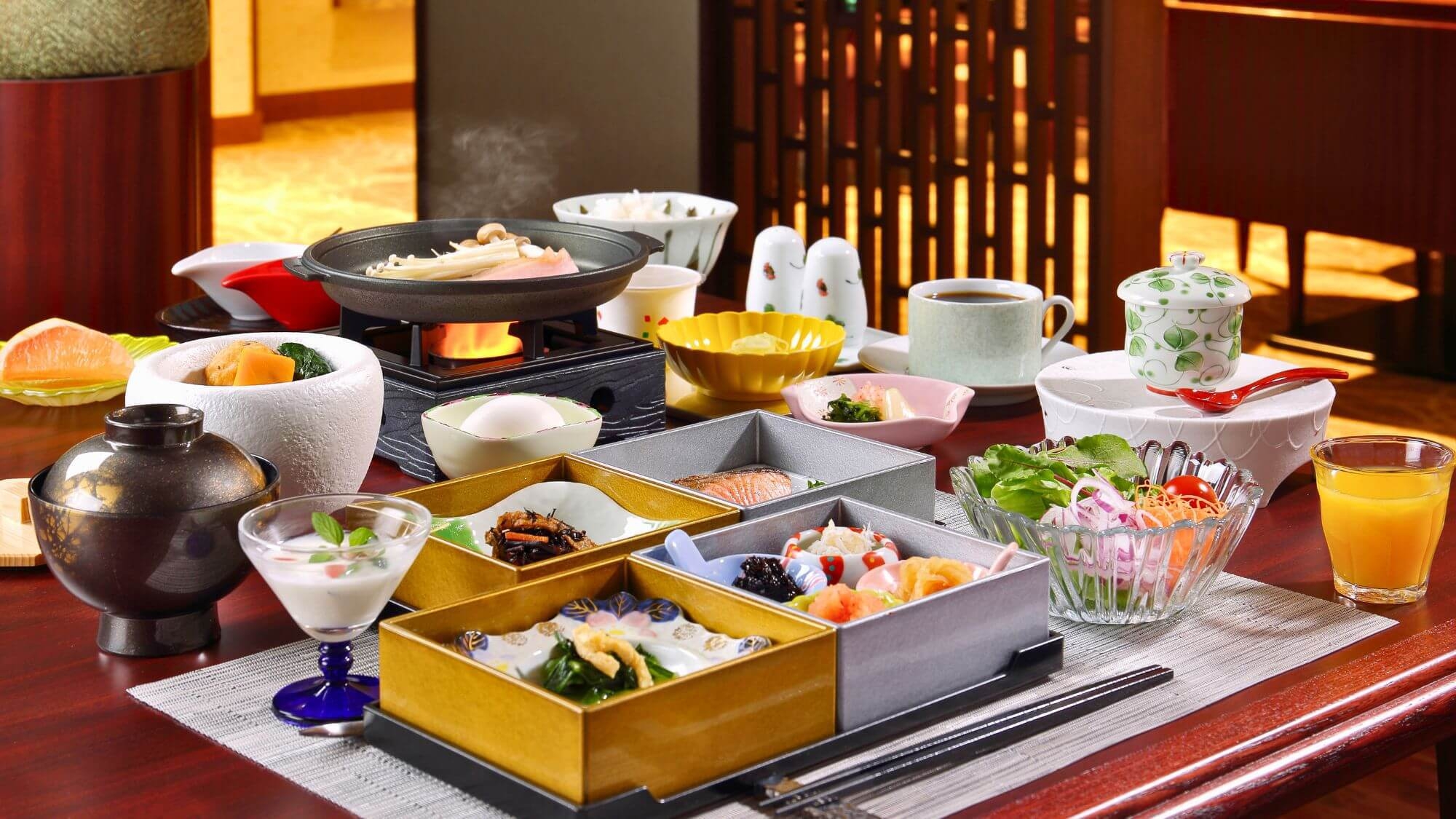 【リニューアルオープン特価｜1泊朝食】プレミアムステイ静龍の特別フロア〇地元食材満載の朝食和膳