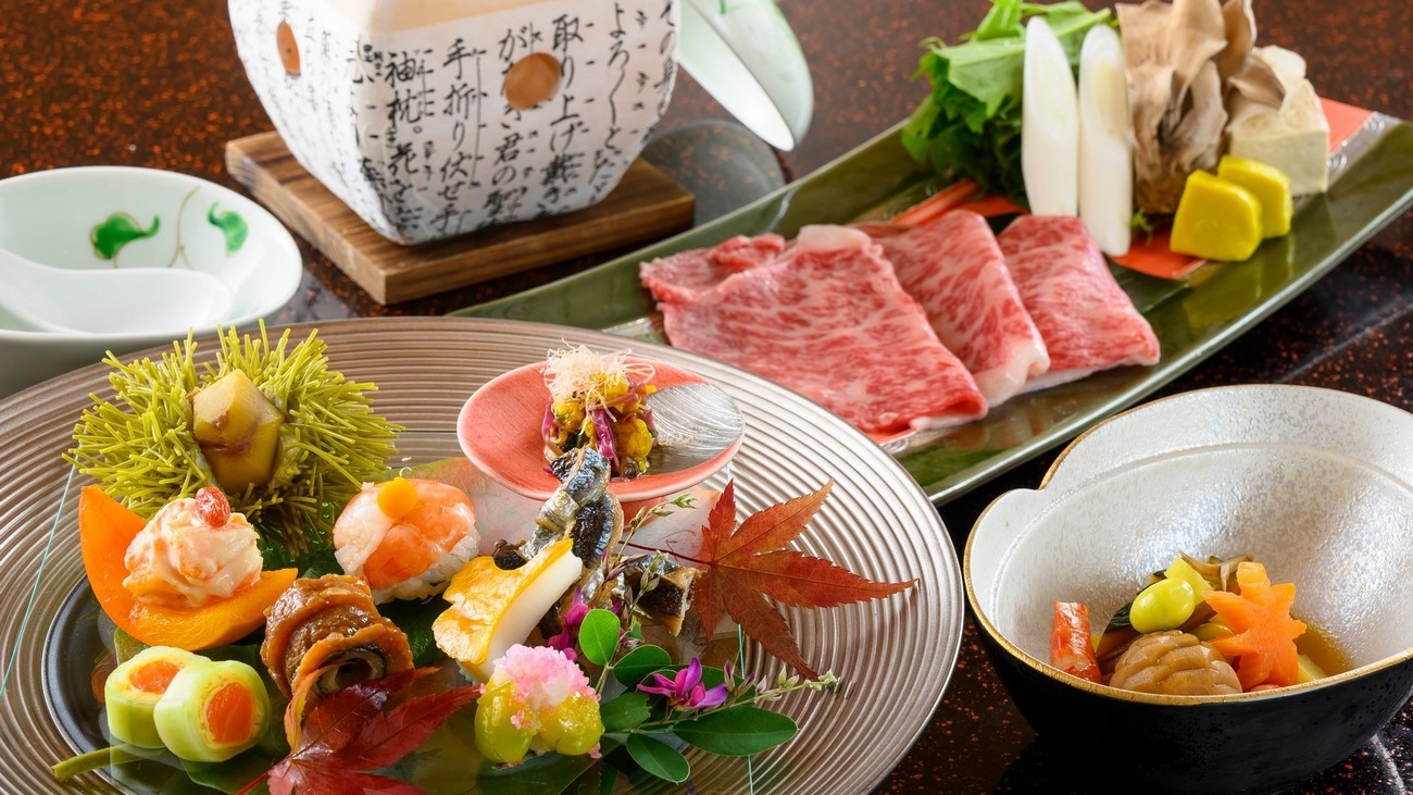 【最上級会席・旬ごころ｜1泊2食】珠玉の逸品に心潤う美食旅◆地元旬彩の贅と名湯に浸る至福のひととき
