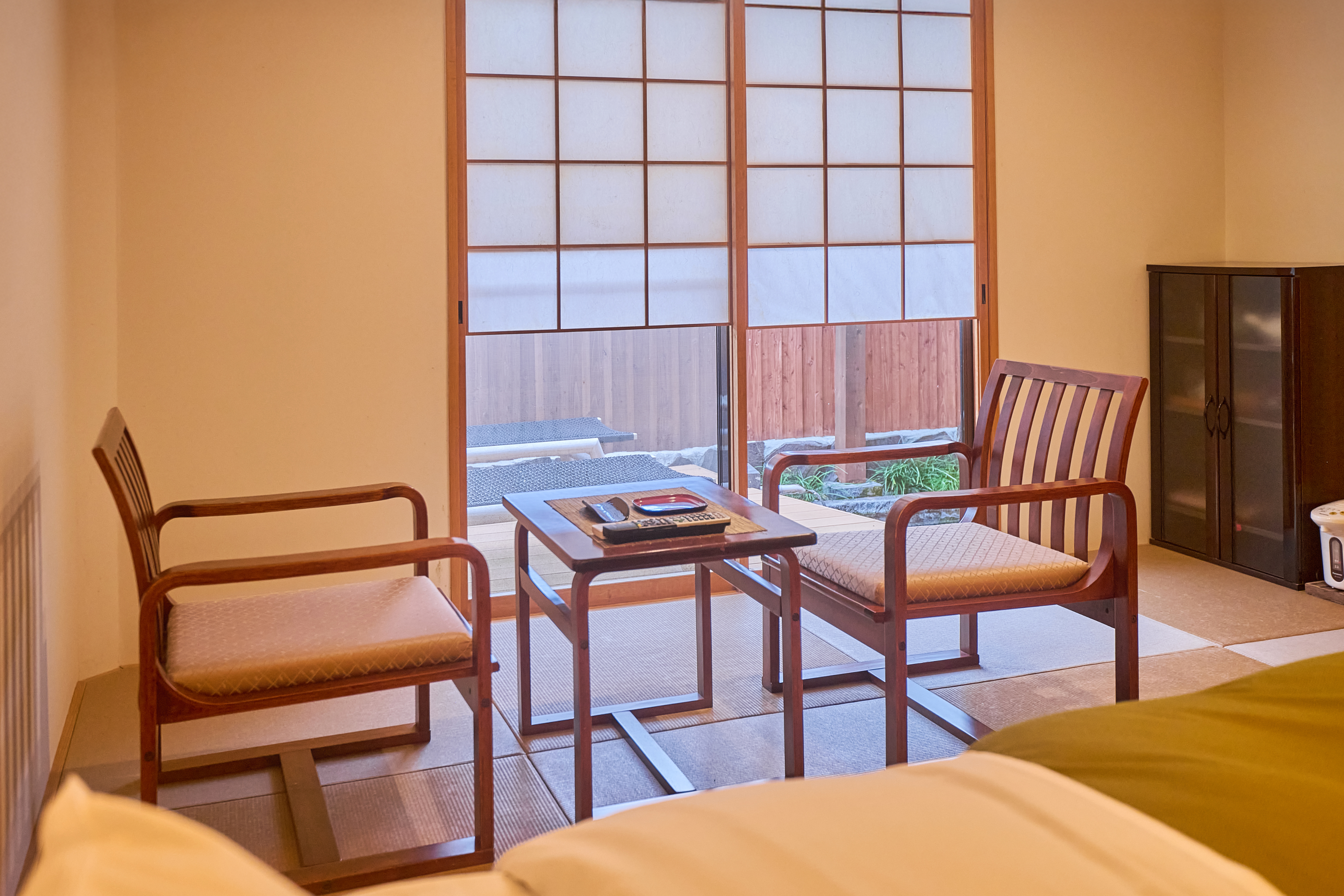 【和風モダン】ツイン（12畳)　露天風呂付・離れ