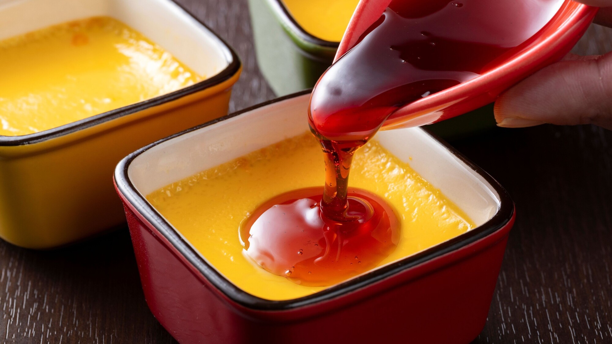 【朝食】手作りプリン