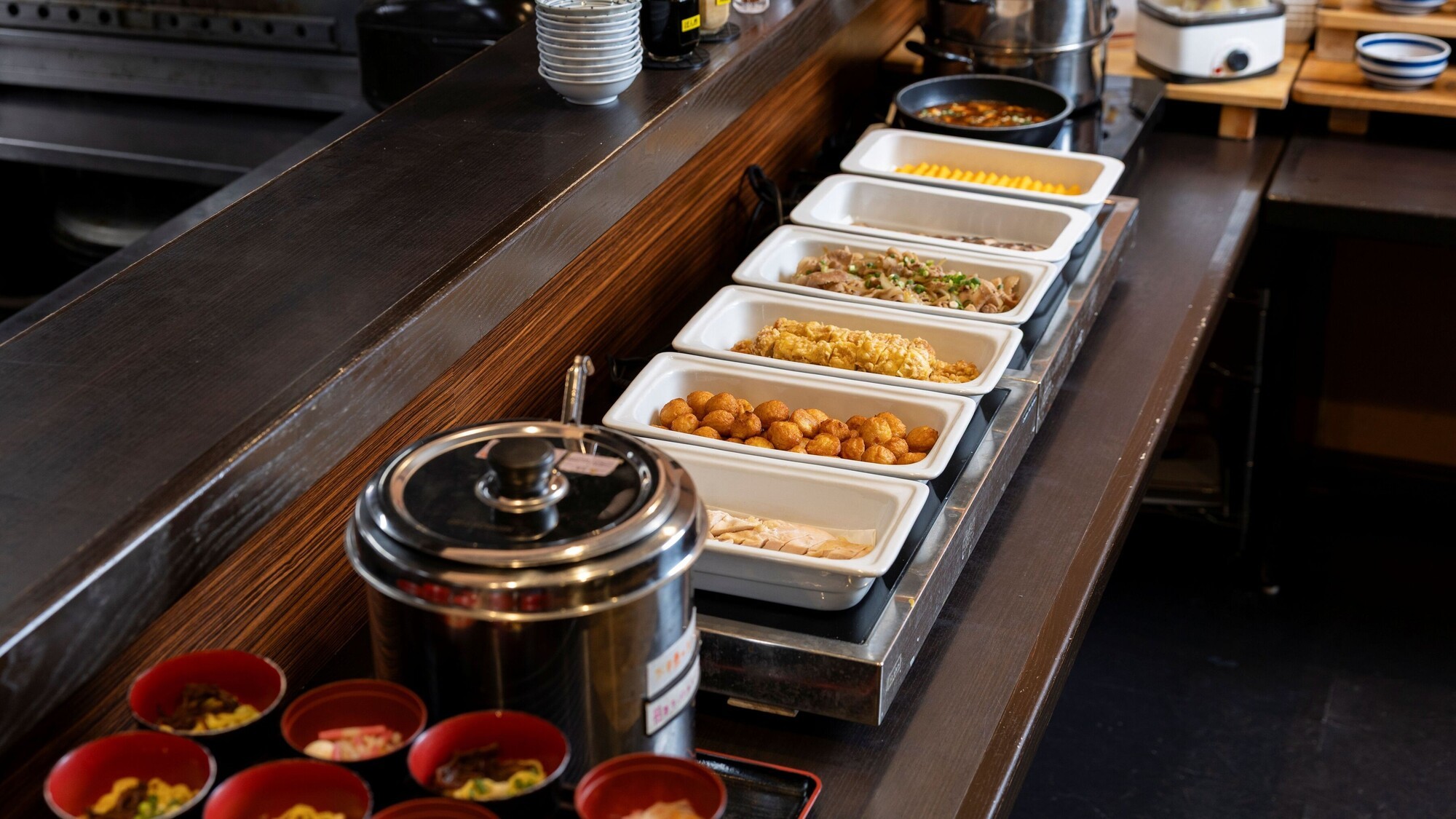 【朝食】ビュッフェコーナー