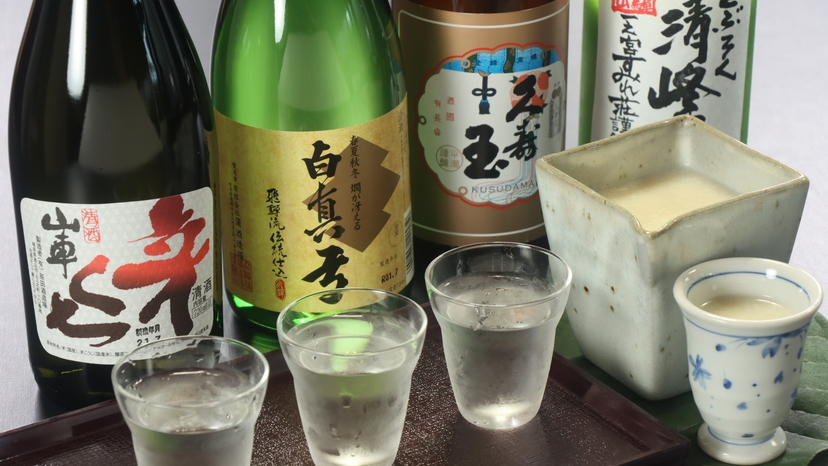 【地酒飲み比べ】自慢料理と旨い酒☆自家製どぶろく＆地酒3種を飲み比べ♪