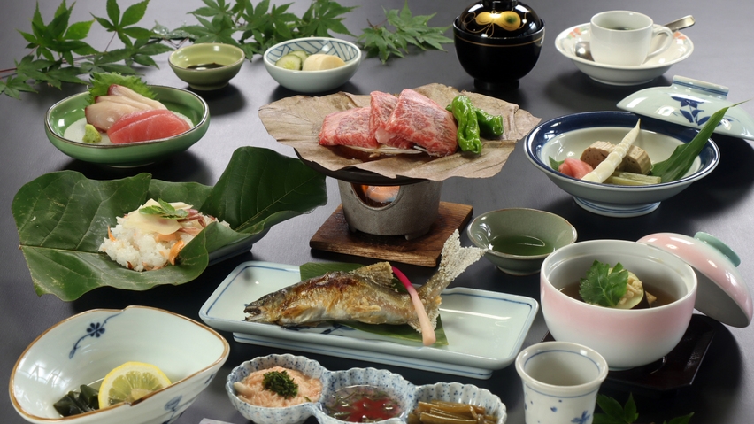 【スタンダード】ブランド牛「飛騨牛」をお手軽価格でご提供♪こだわり料理と麦飯石温泉