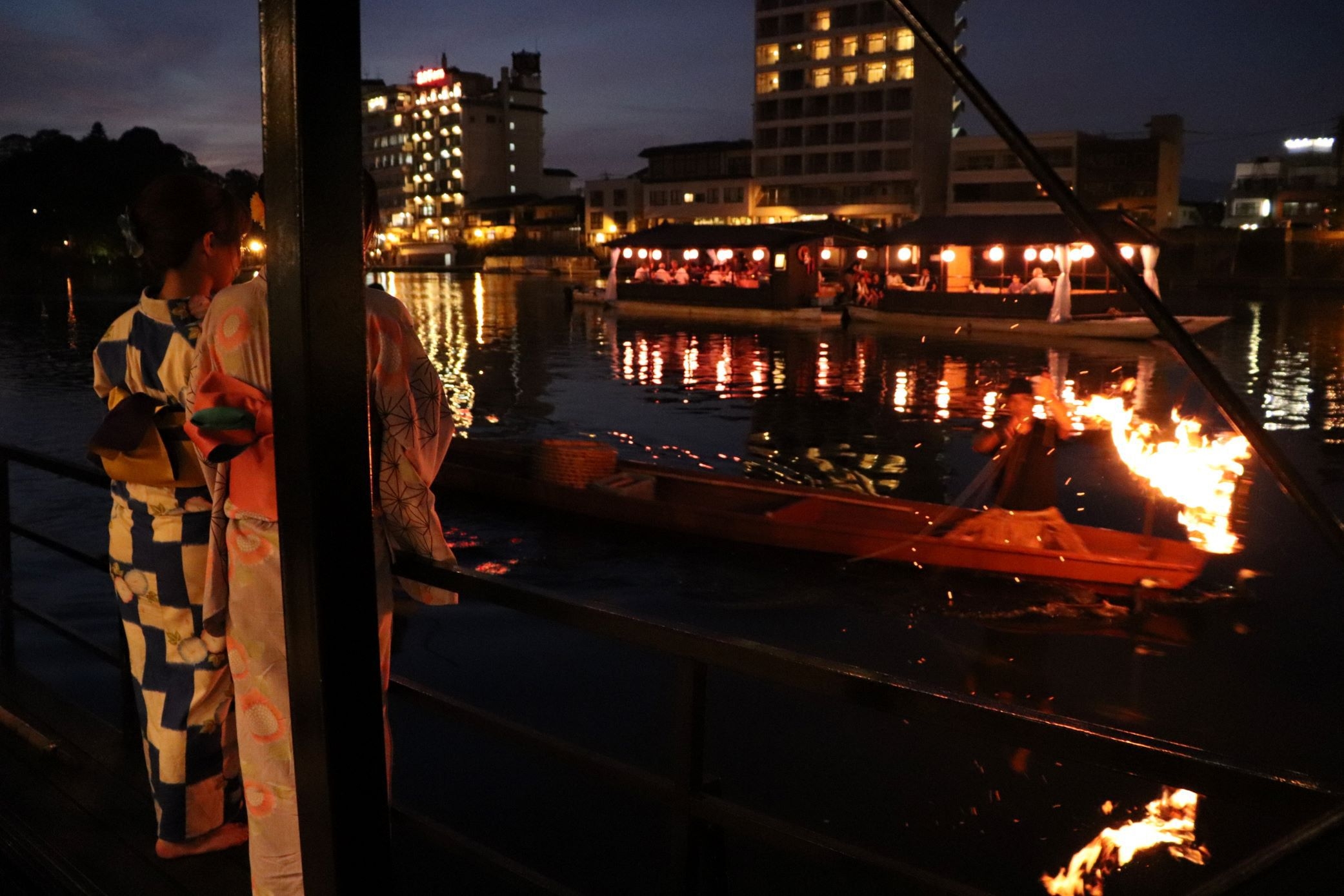 【土日祝限定】【一泊一食】400年続く夏の風物詩「日田伝統鵜飼い」クルーズ付き宿泊プラン