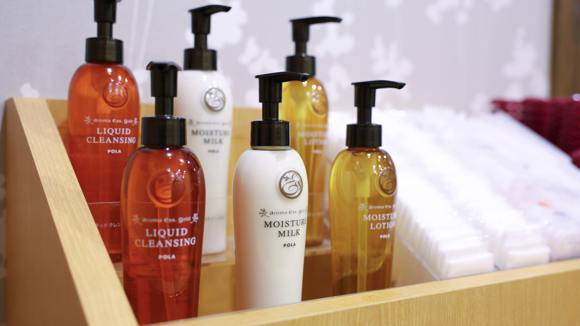 ◆女性大浴場アメニティ　クレンジング・モイスチャーローション・モイスチャーミルク