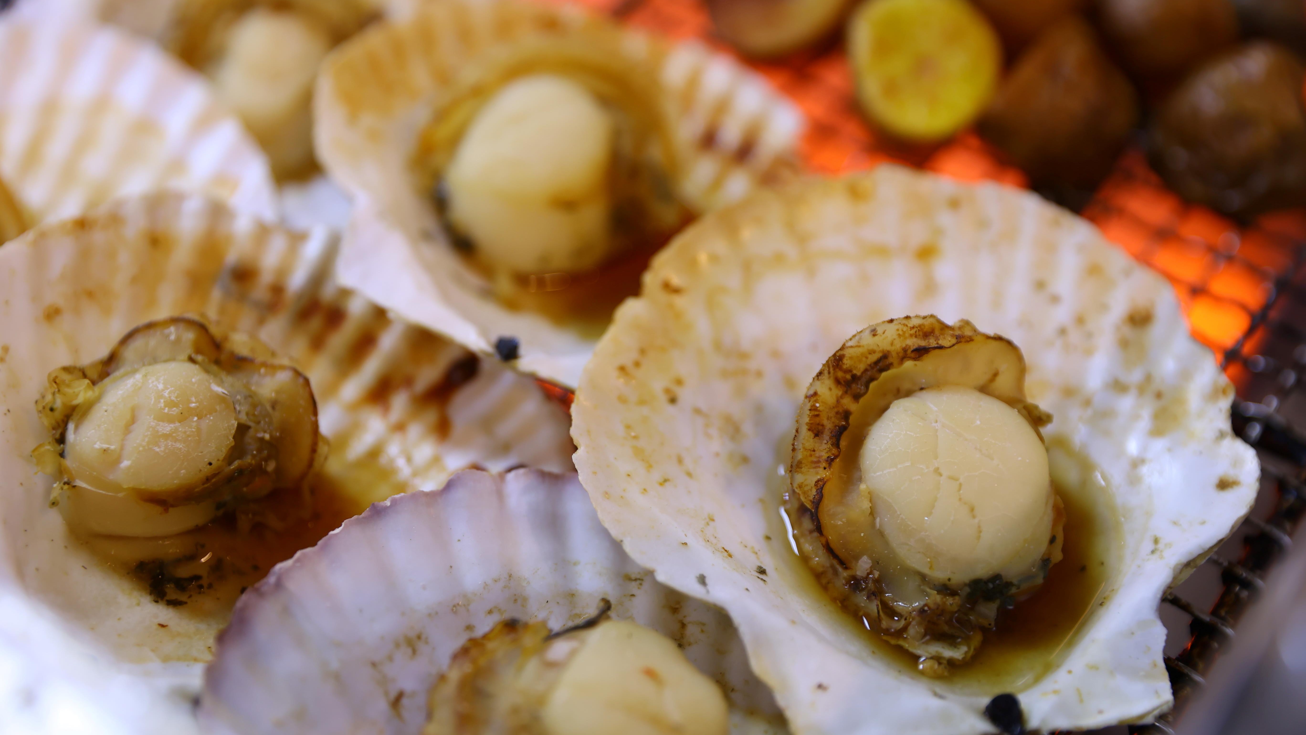 ◆炙りコーナー（ホタテ）