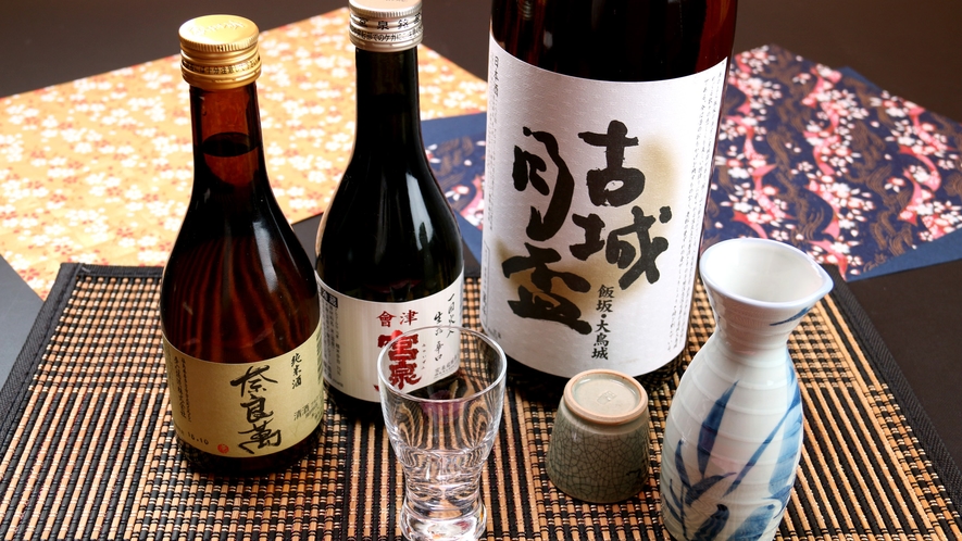 【地酒】地元福島県のお酒をご用意してます♪