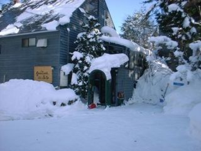 冬の玄関