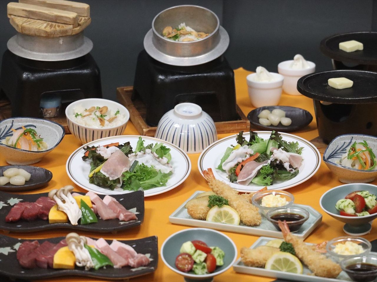 【釜飯御膳♪2食付きプラン】＊ステーキコース＊