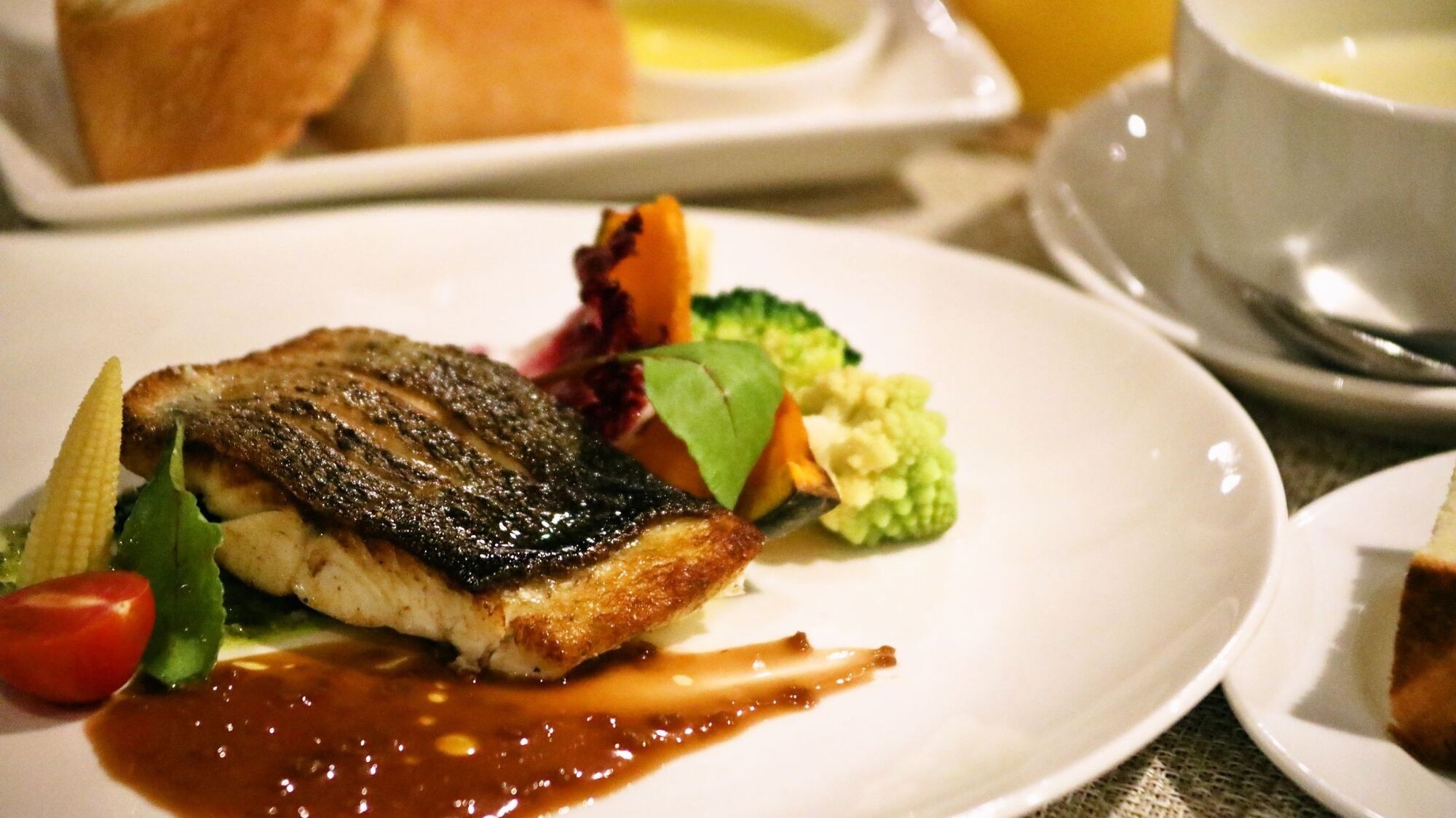 【夕朝食付き】＼魚種はお楽しみ／魚料理がメインのディナーセットプラン
