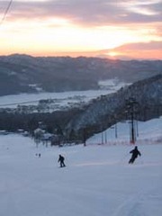 スキー場朝日