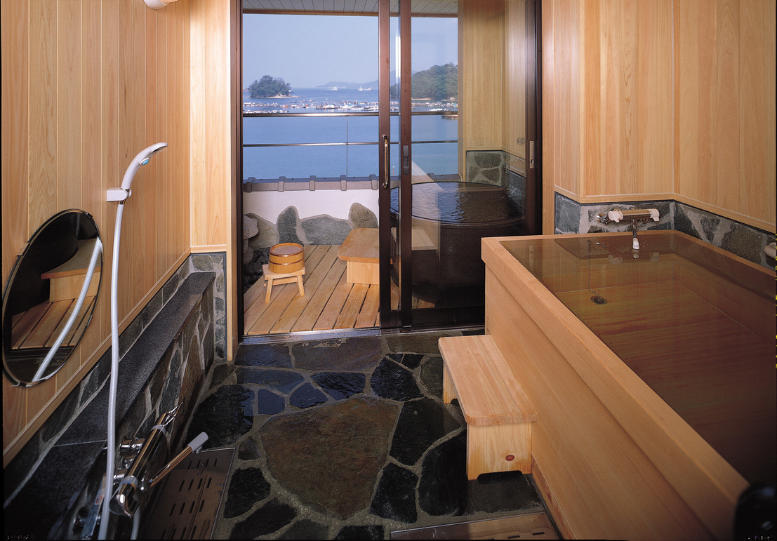 季和海(ときなごみ)和室12+6畳陶器露天風呂と桧の内風呂付(一例)