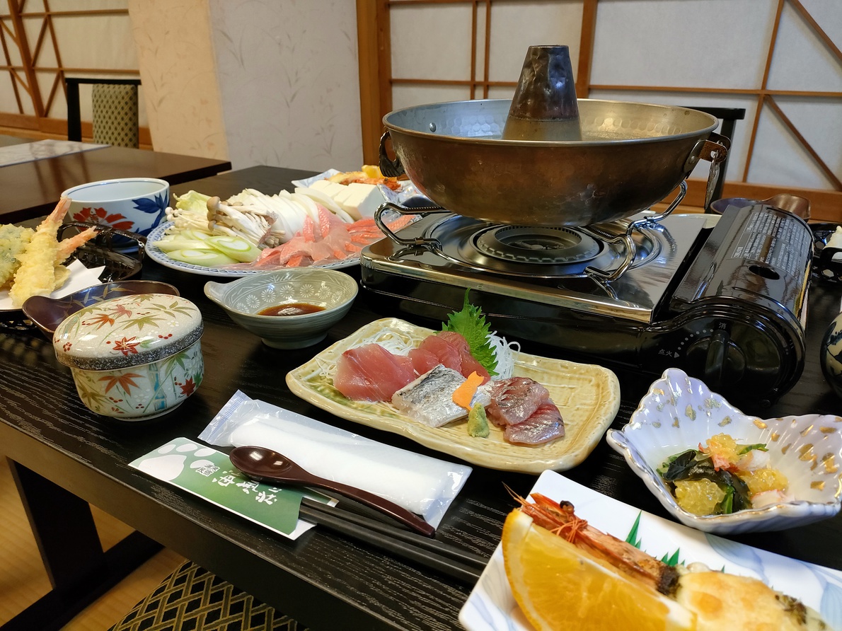 金目鯛のしゃぶしゃぶプラン（夕食、朝食あり）