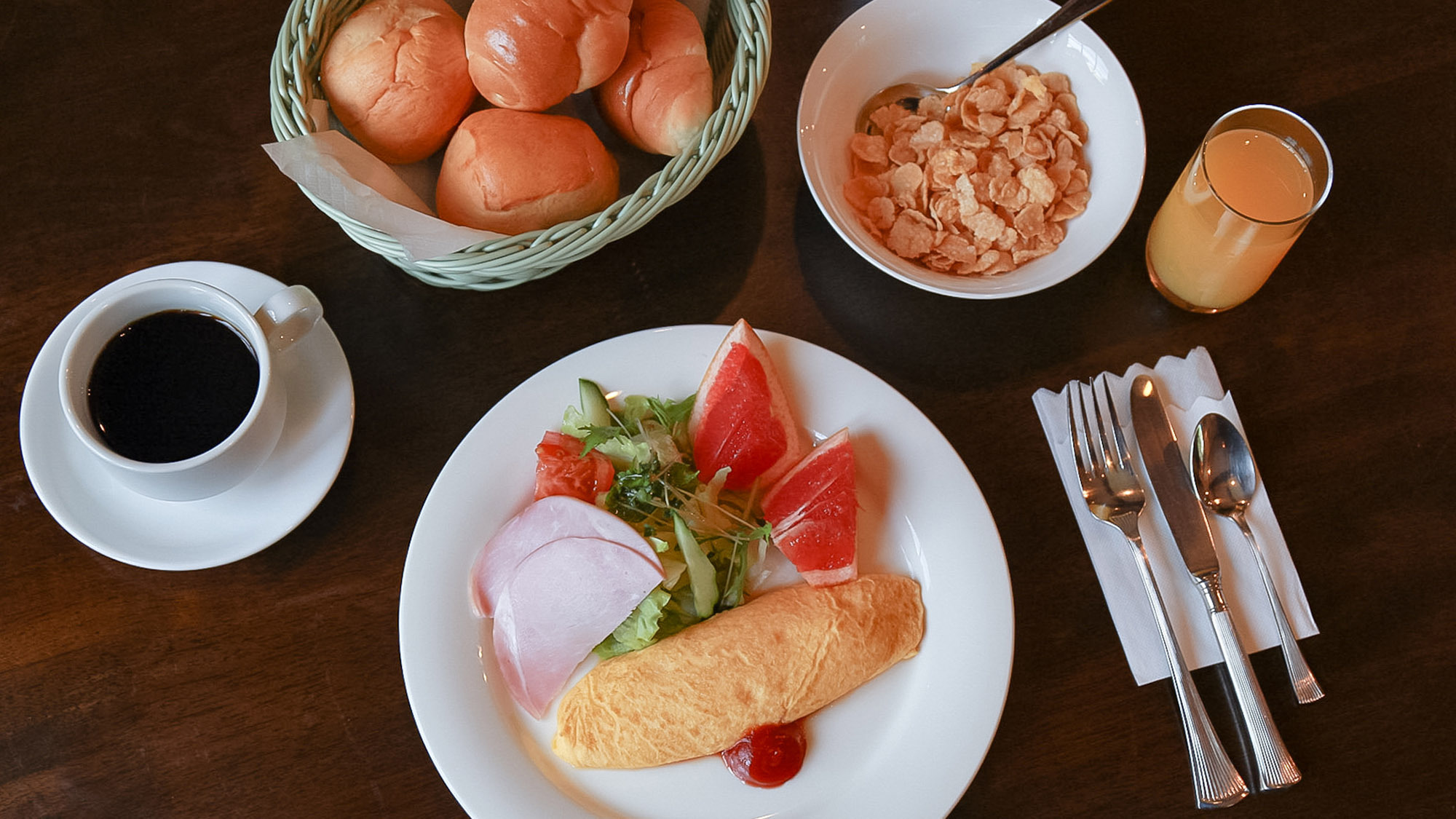 【朝食付】朝食は挽きたてのコーヒー、自家製パン食べ放題♪