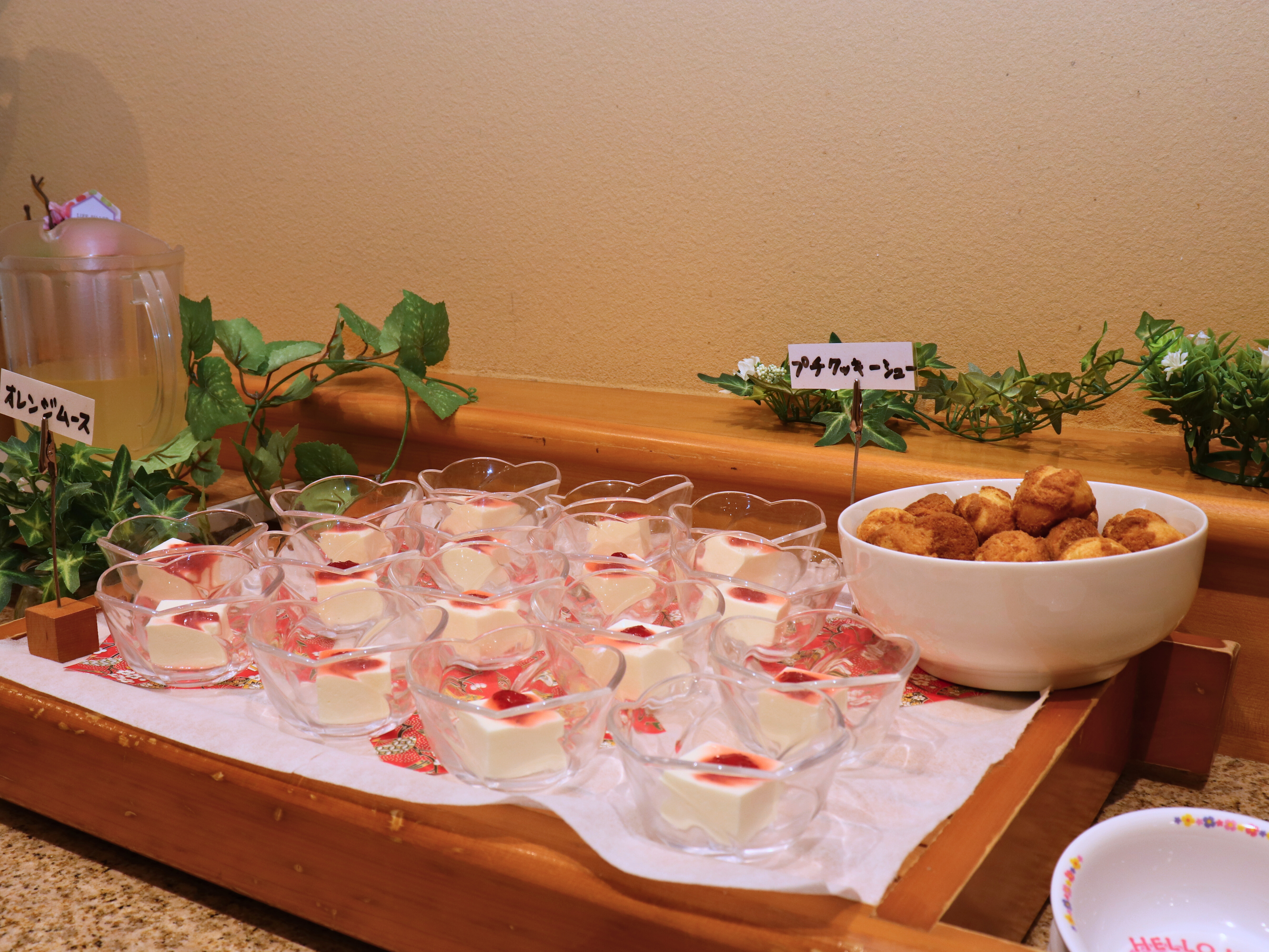 夕食バイキング「デザートコーナー」