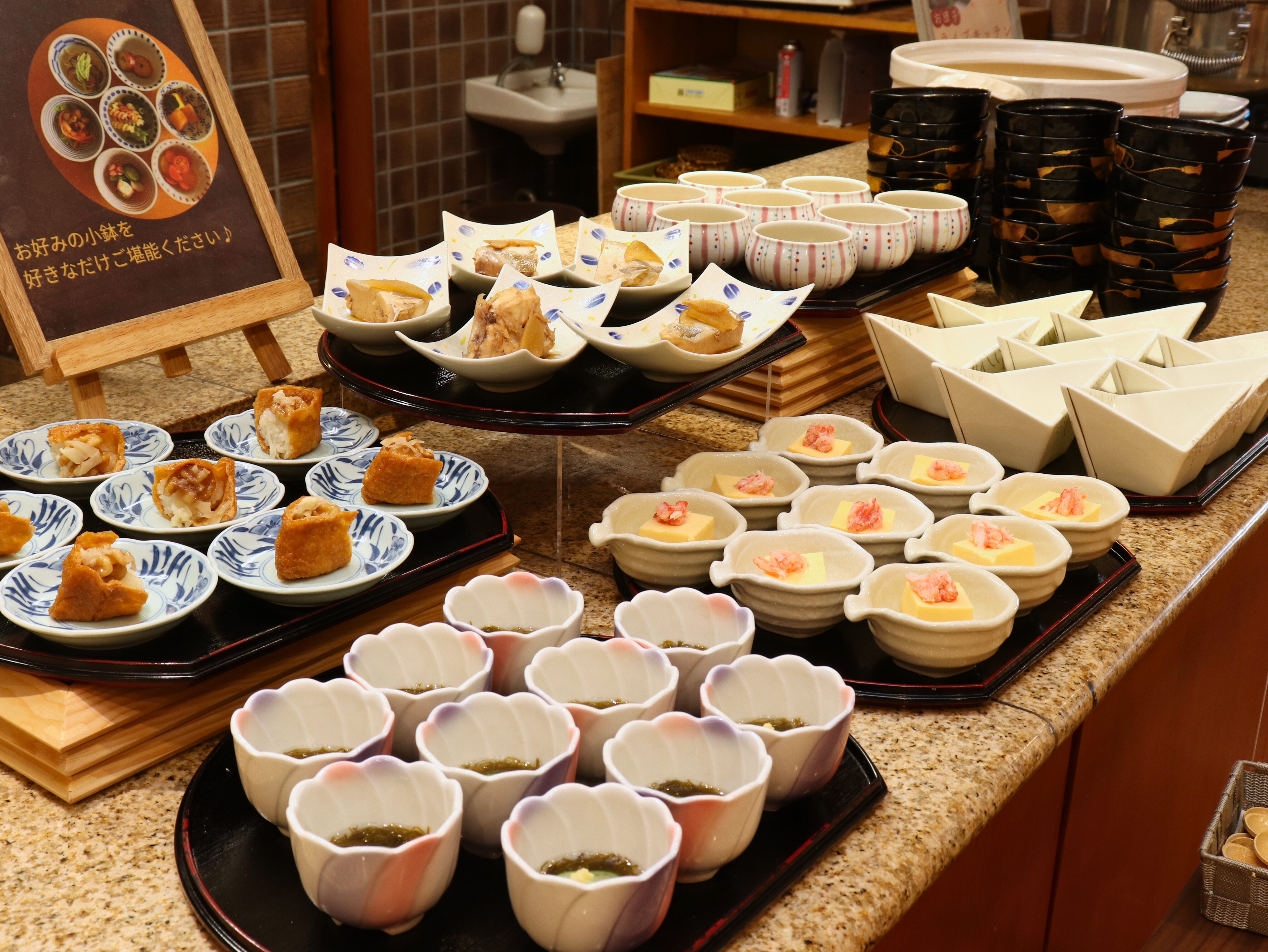 夕食バイキング一例