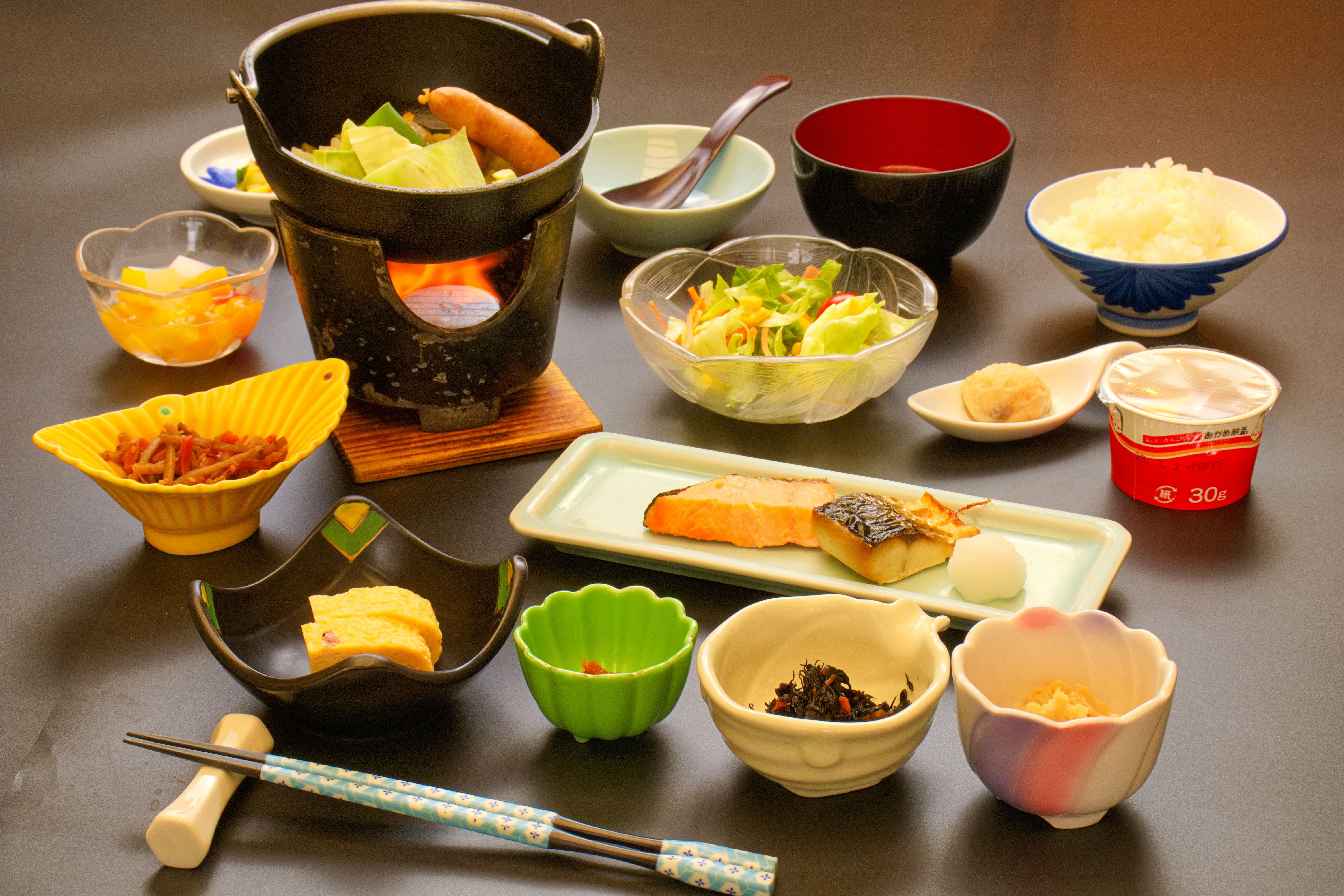 【朝食の一例】一日の始まりにふさわしい、心と身体にやさしいこだわりの朝ごはん。