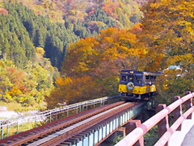 紅葉と会津鉄道（カスタマイズ用）