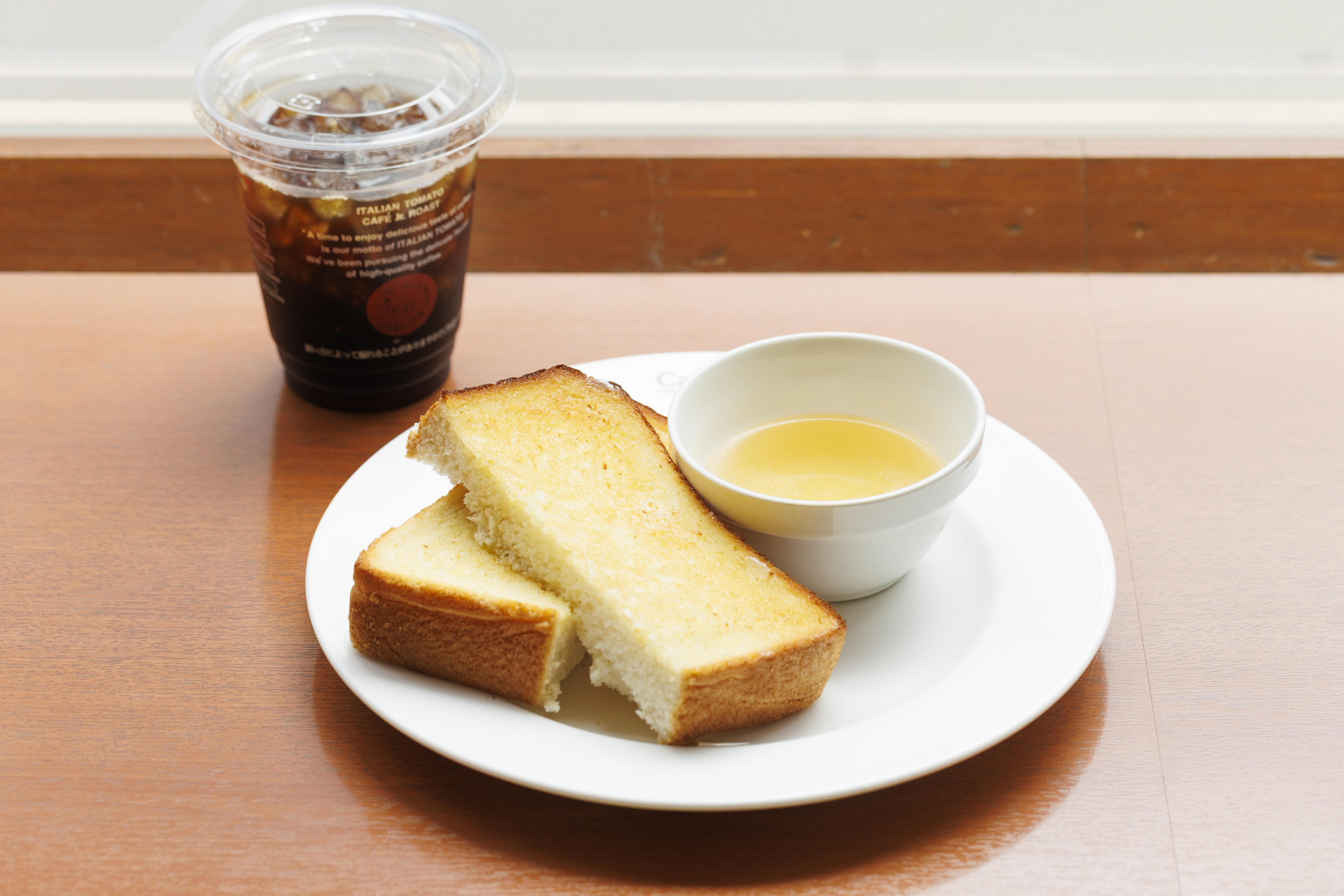 無料朝食-トースト