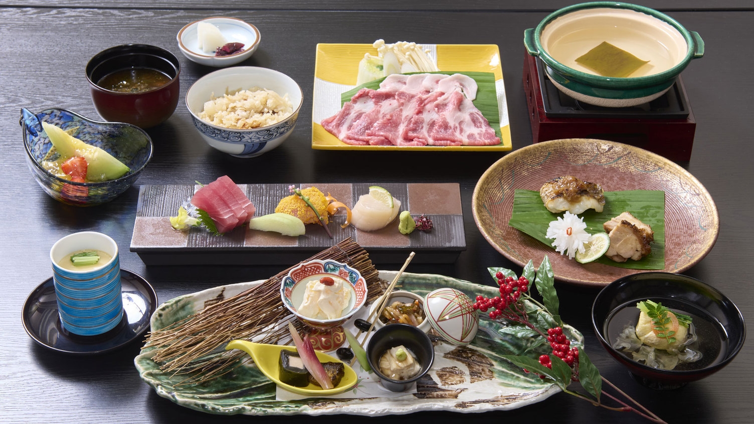 【静岡県産】【スタンダード◆和食】元ミシュランシェフが振る舞う和会席【1泊2食】