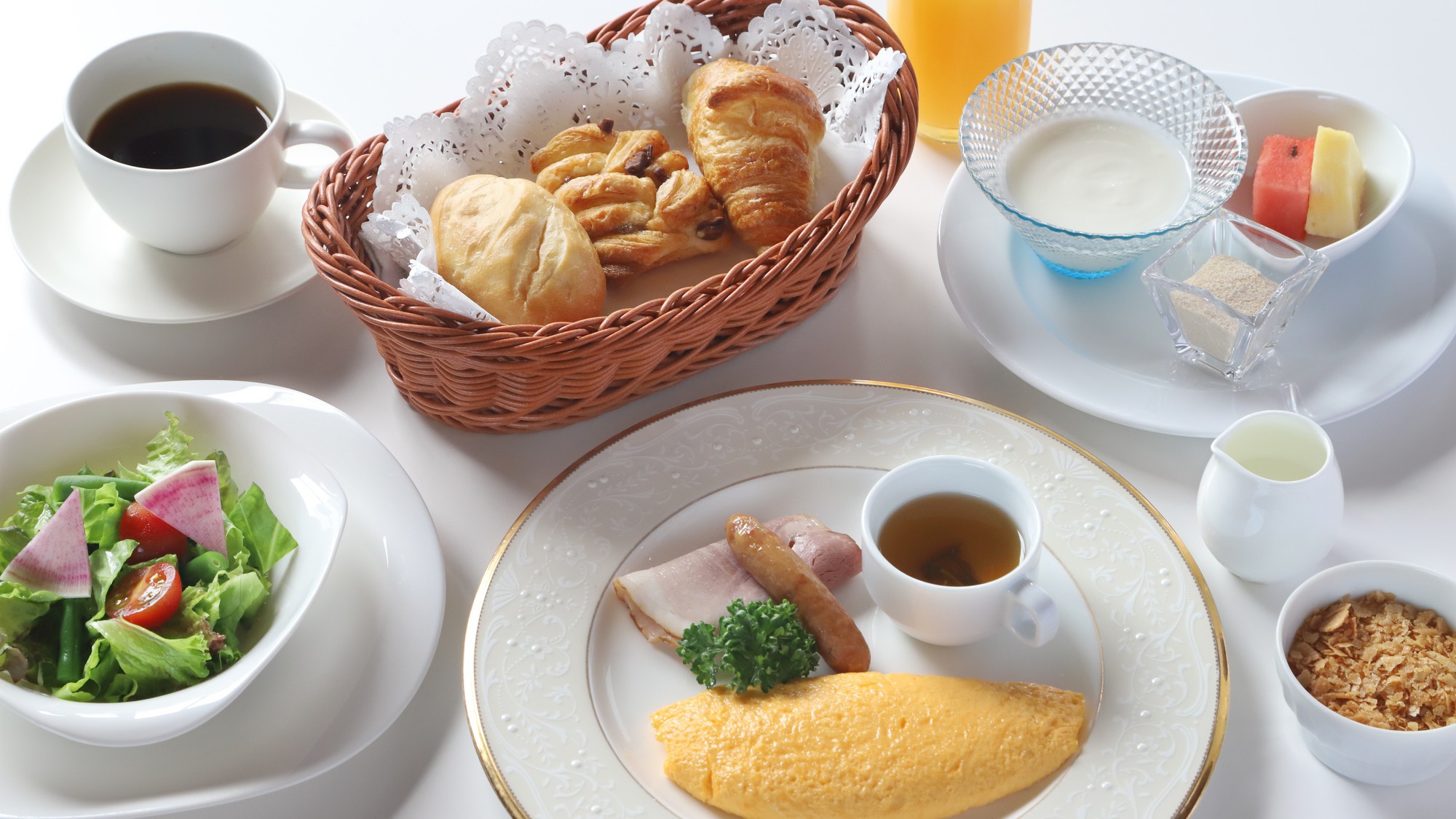 【平日限定プラン】ポイント10倍！ 洋食セットの朝食付プラン”鎌倉でのんびり休日を”／朝食付