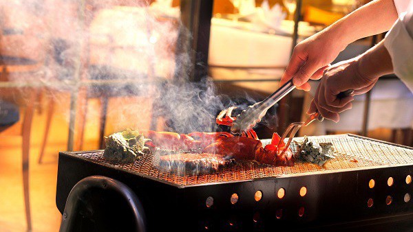 【フルコースディナー】夏季限定！鎌倉フレンチ炭火焼ディナー！／夕朝食付