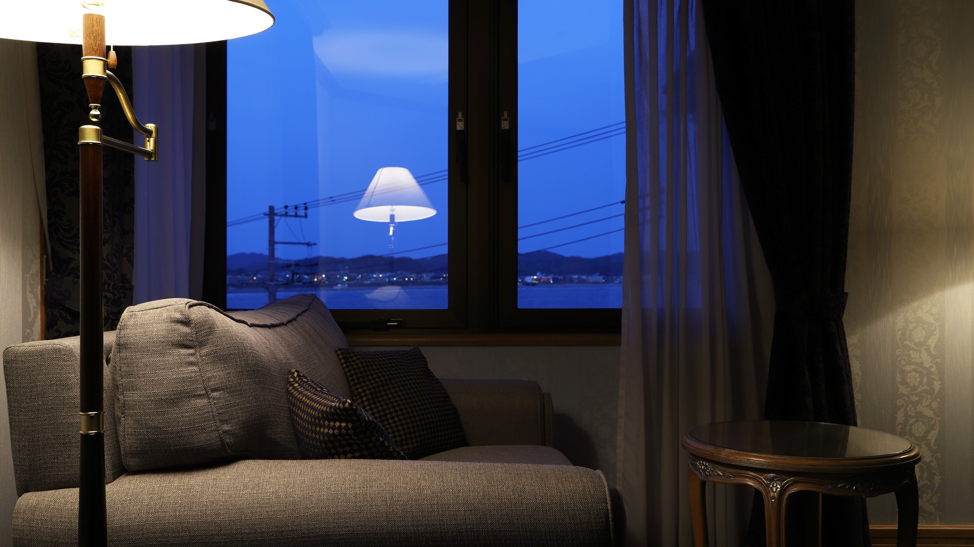 客室は全室がオーシャンビュー　鎌倉の海をお楽しみください