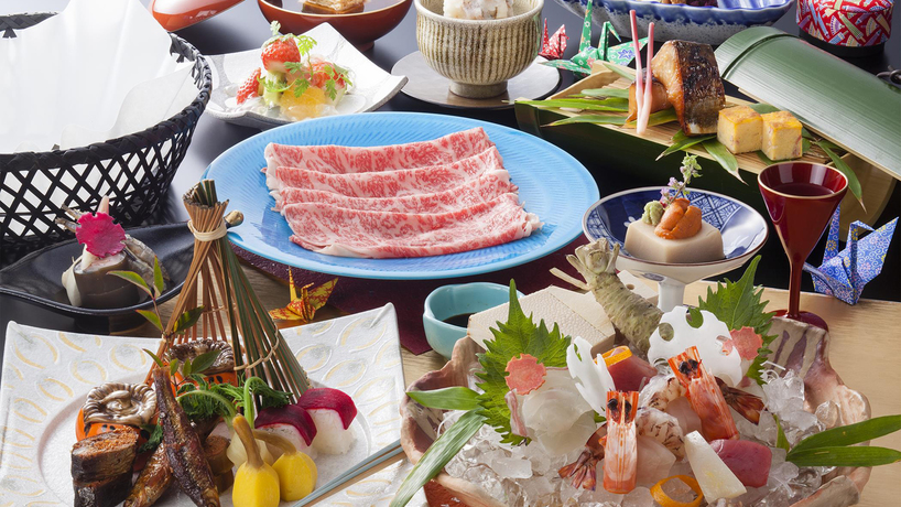 【楽天スーパーSALE】5％OFFとろける近江牛のしゃぶしゃぶ♪朝食は魚が人気和食ブッフェ☆