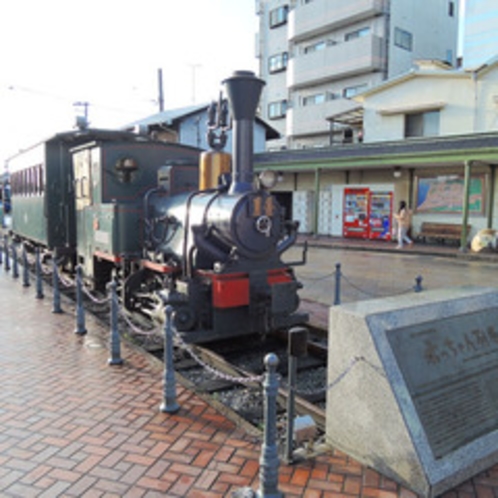 名物坊ちゃん列車に乗って出発♪