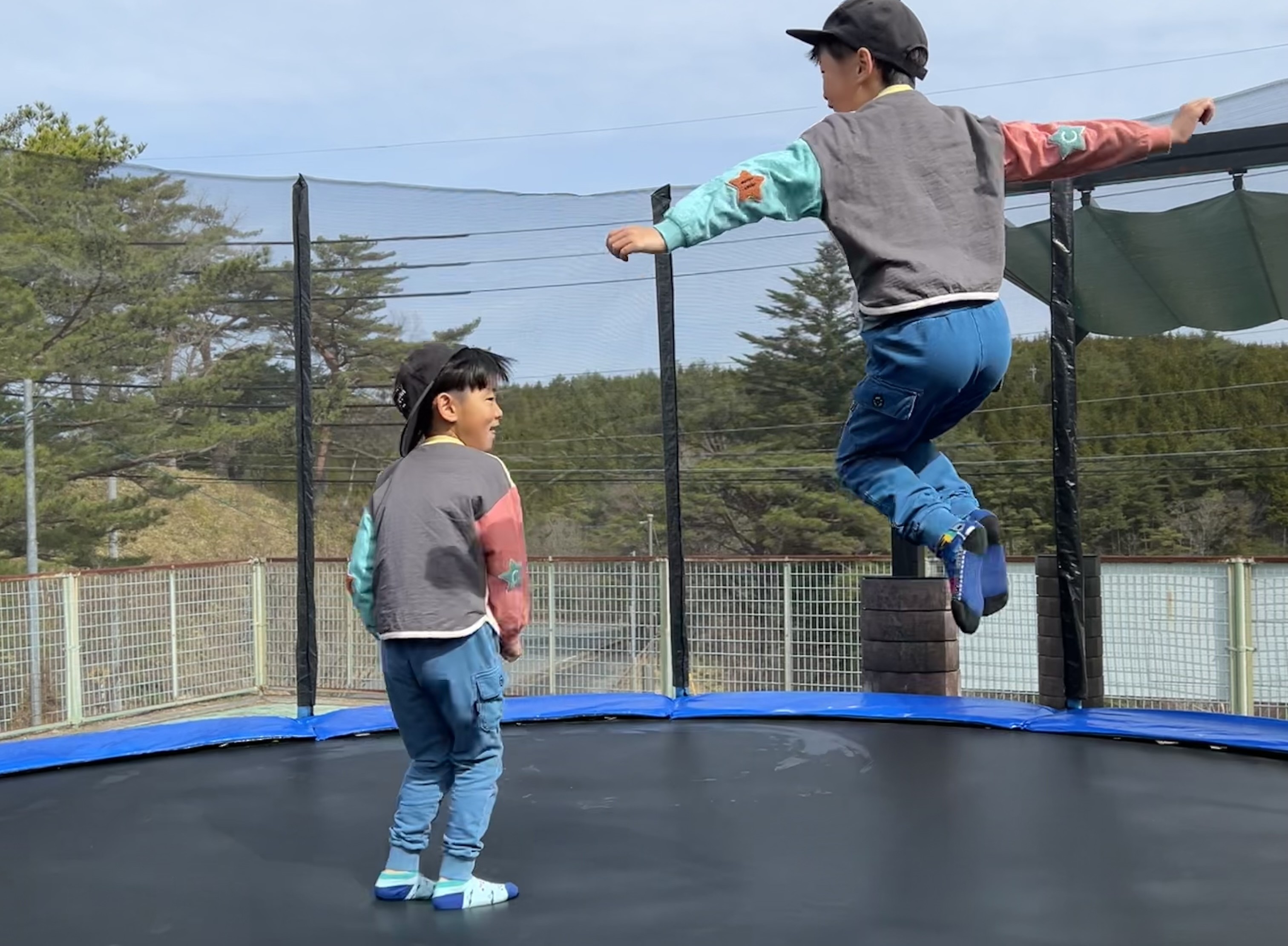 トランポリン体験