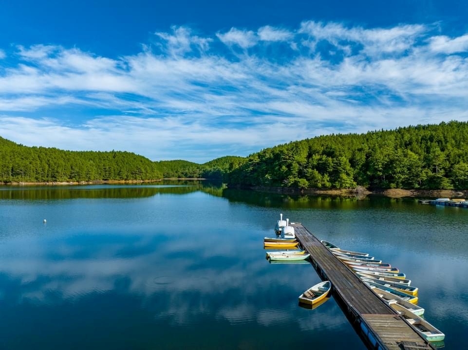 保古の湖ボート乗り場