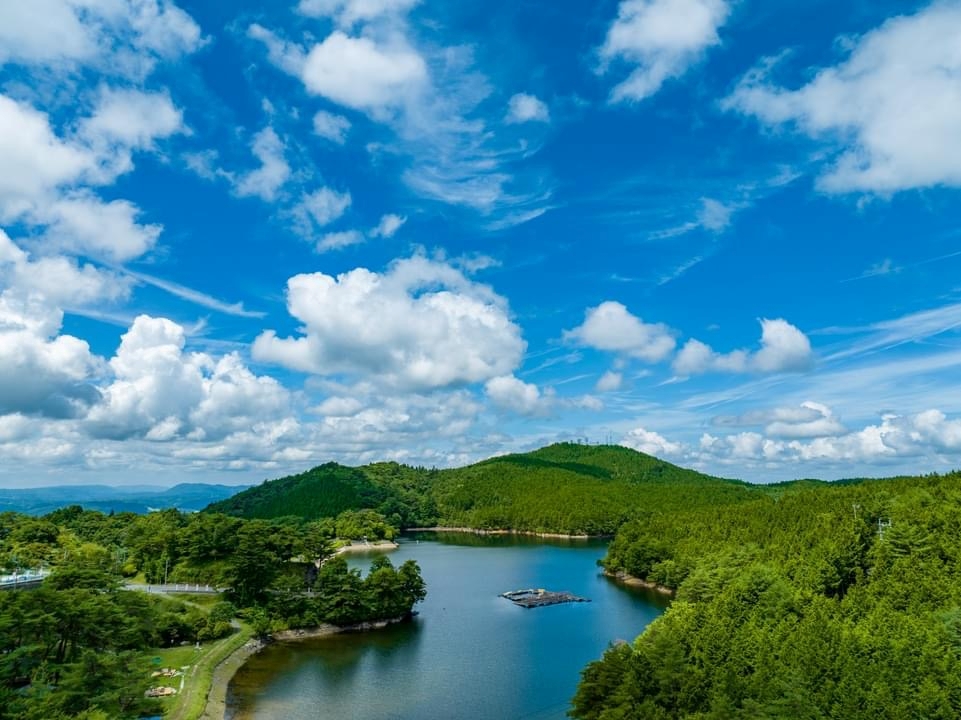 保古の湖　全景