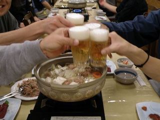 お鍋で乾杯！