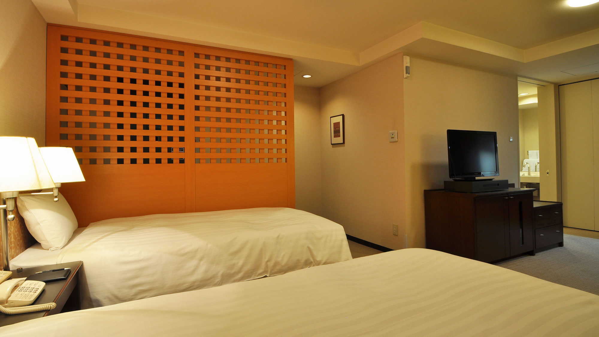 【アクセシブルツイン（バリアフリー）】カップルでのご利用にも