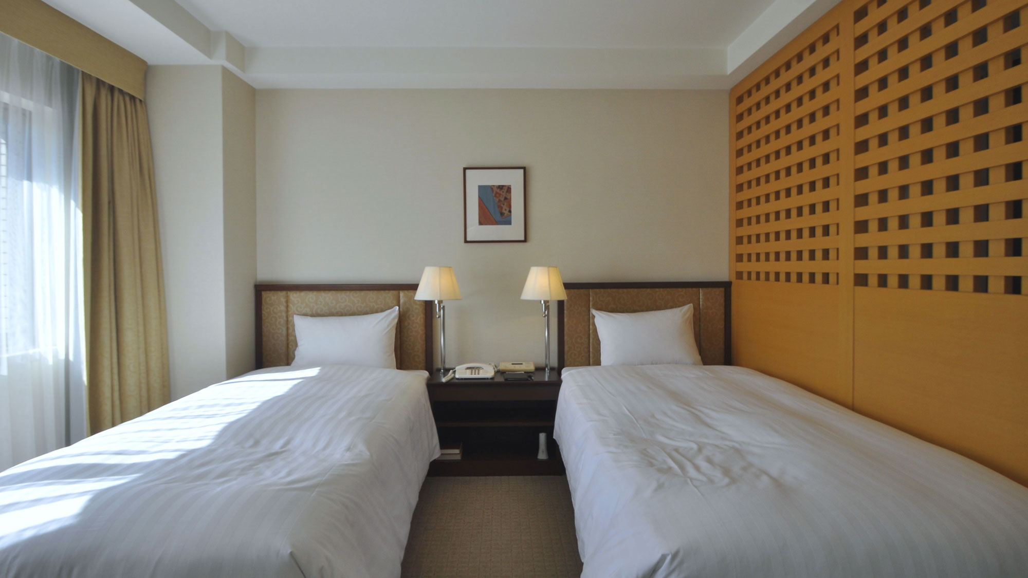 【アクセシブルツイン（バリアフリー）】ゆっくりお休みいただけます