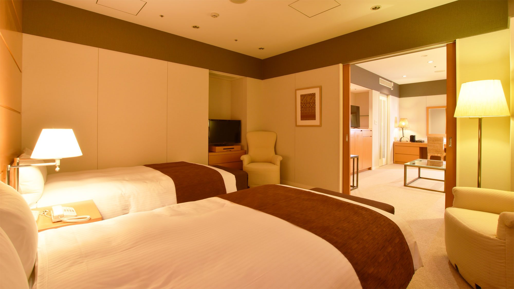 【スイート】当館自慢のスイートルームです