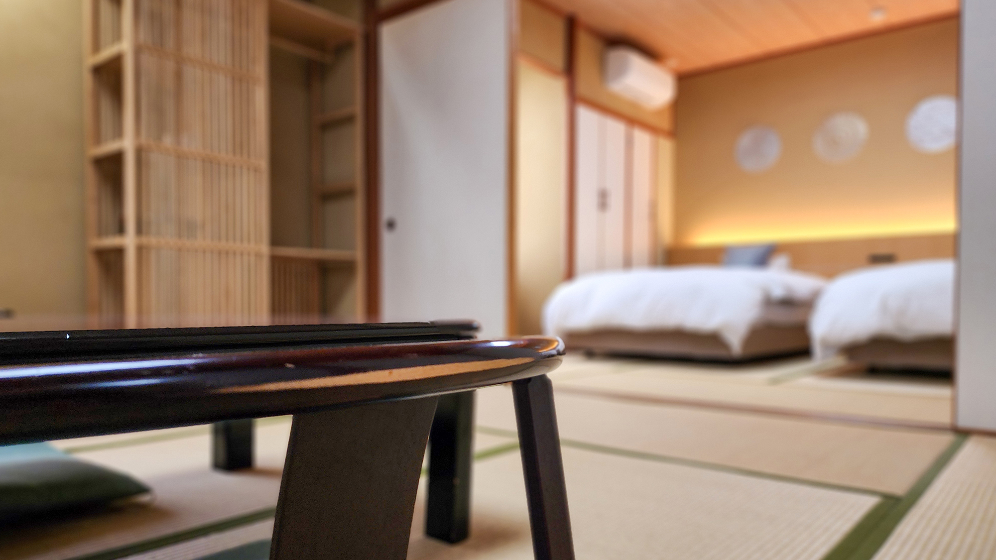 #【離れ客室 飛鳥】専用のお風呂も付いており機能的なお部屋です