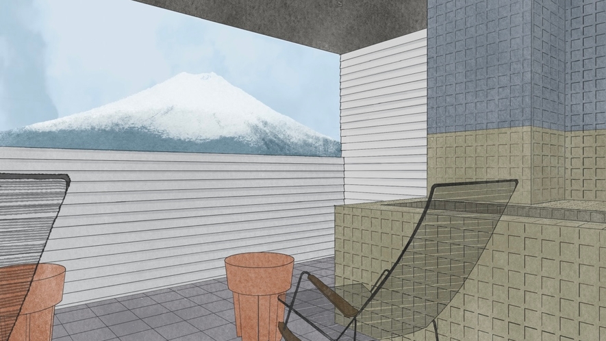 『3階富士山側』サウナ・露天風呂付45平米【デラックス】