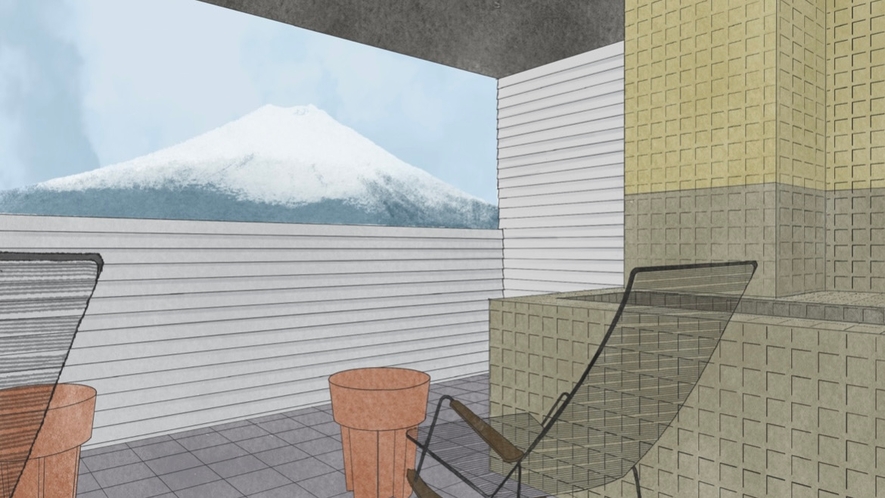 『3階富士山側』サウナ・露天風呂付45平米【デラックス】