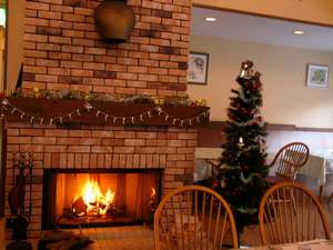 クリスマス暖炉