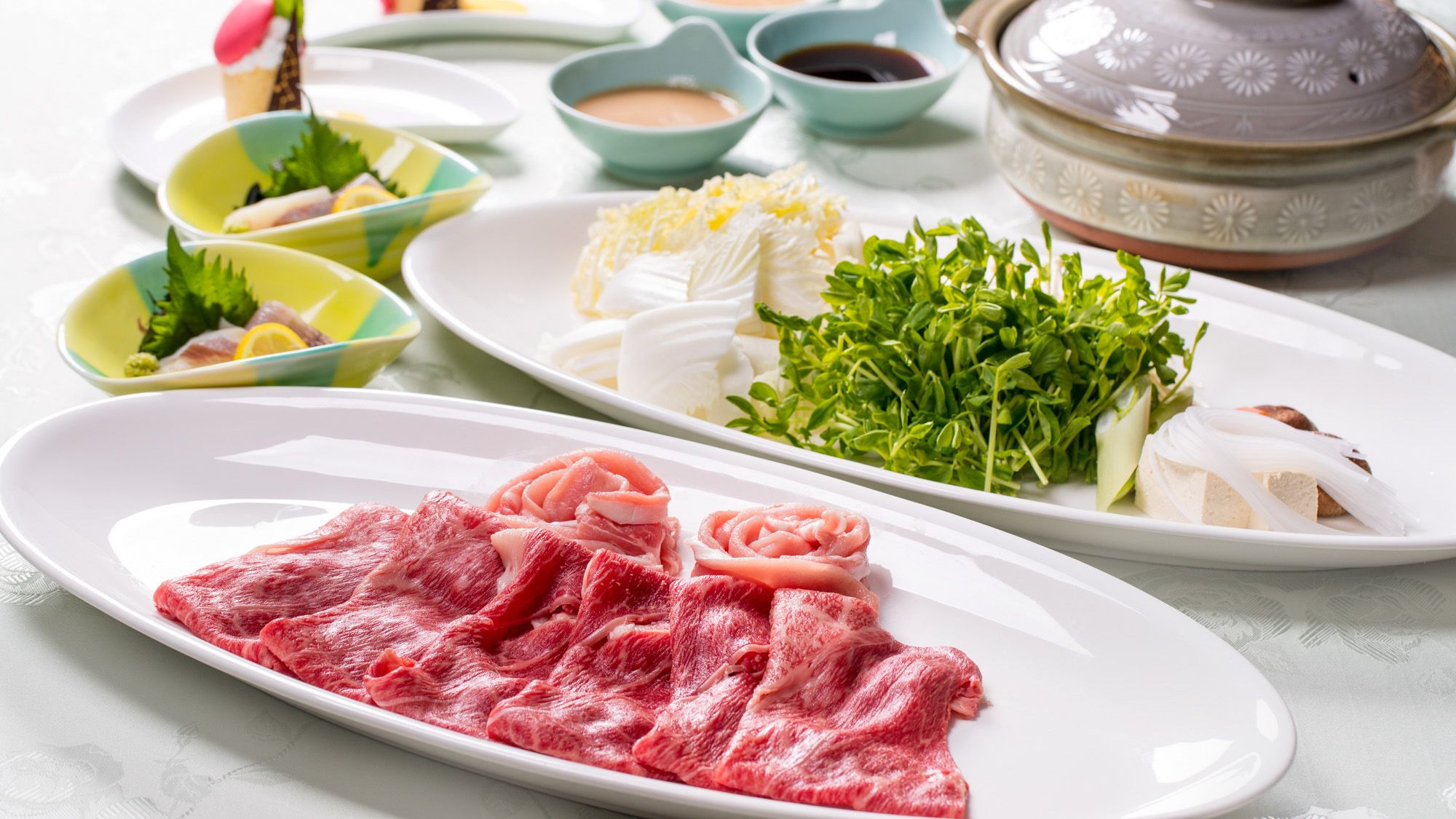 夕食　しゃぶしゃぶプラン