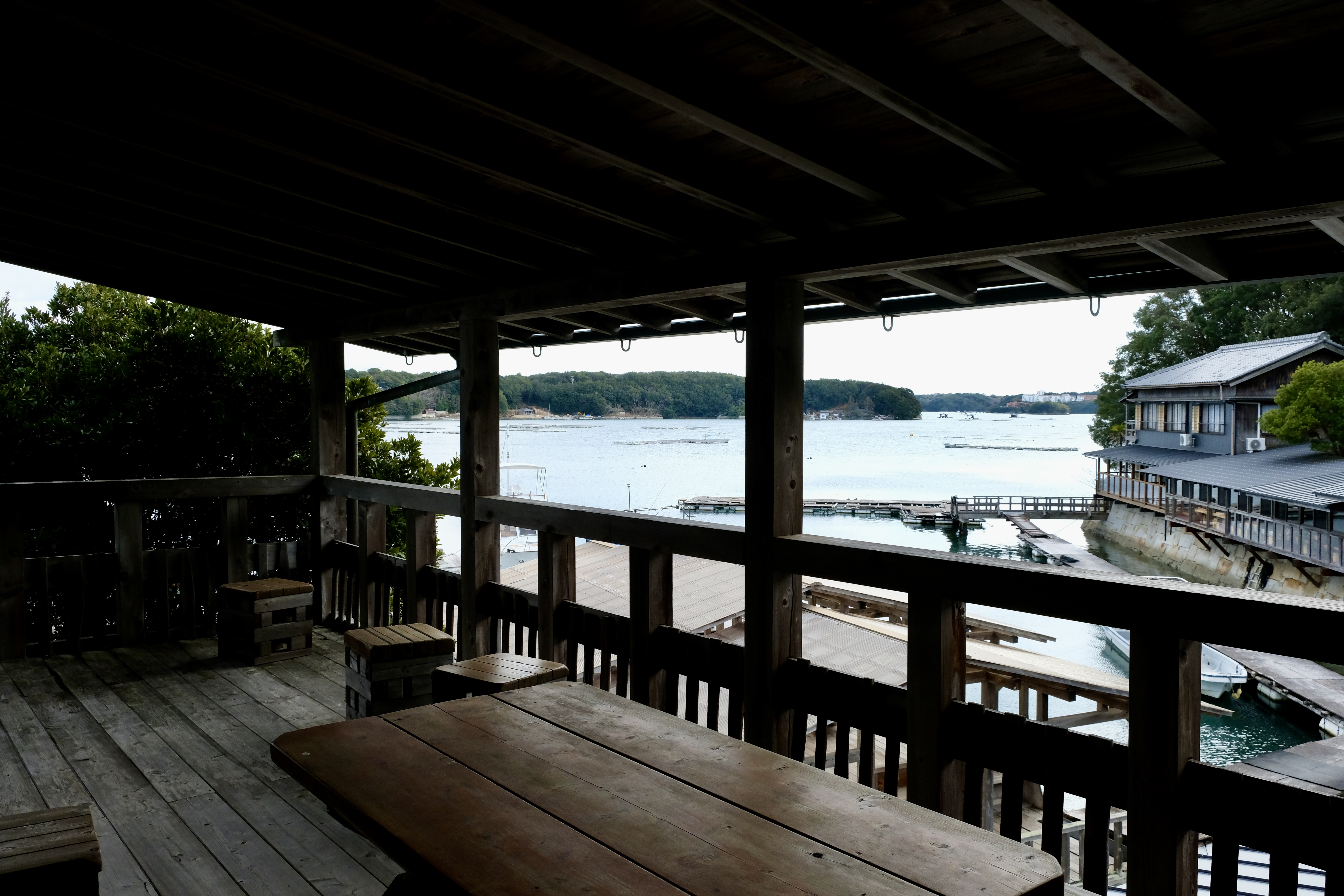 東館特別室「山桃」　テラスからの眺望