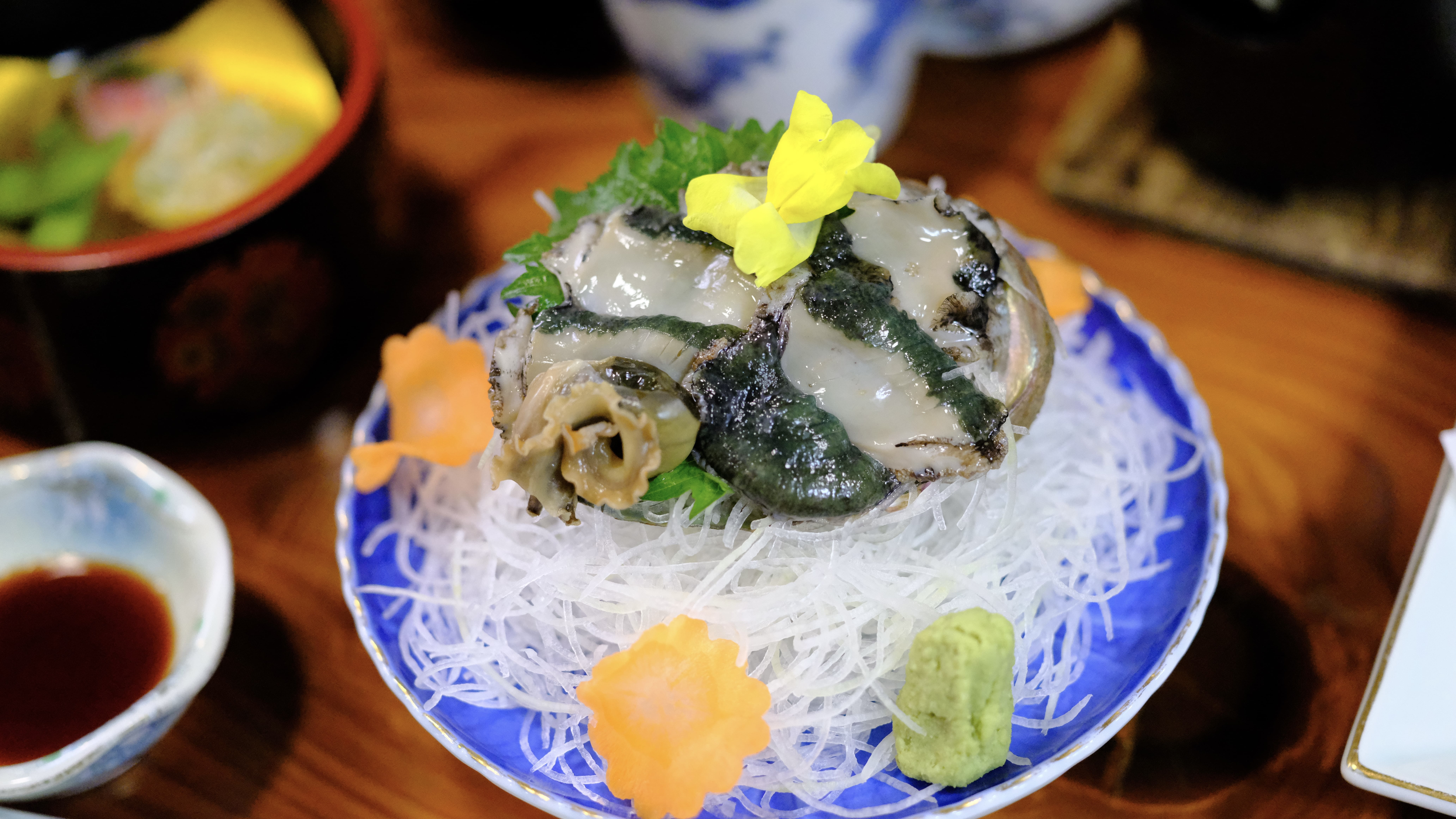 あわびのお造り