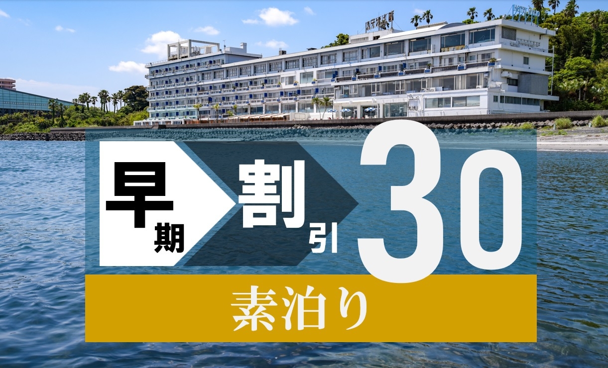 【早割30プラン】30日前のご予約で10％お得◆素泊り◆お気軽に♪シンプル素泊りプラン