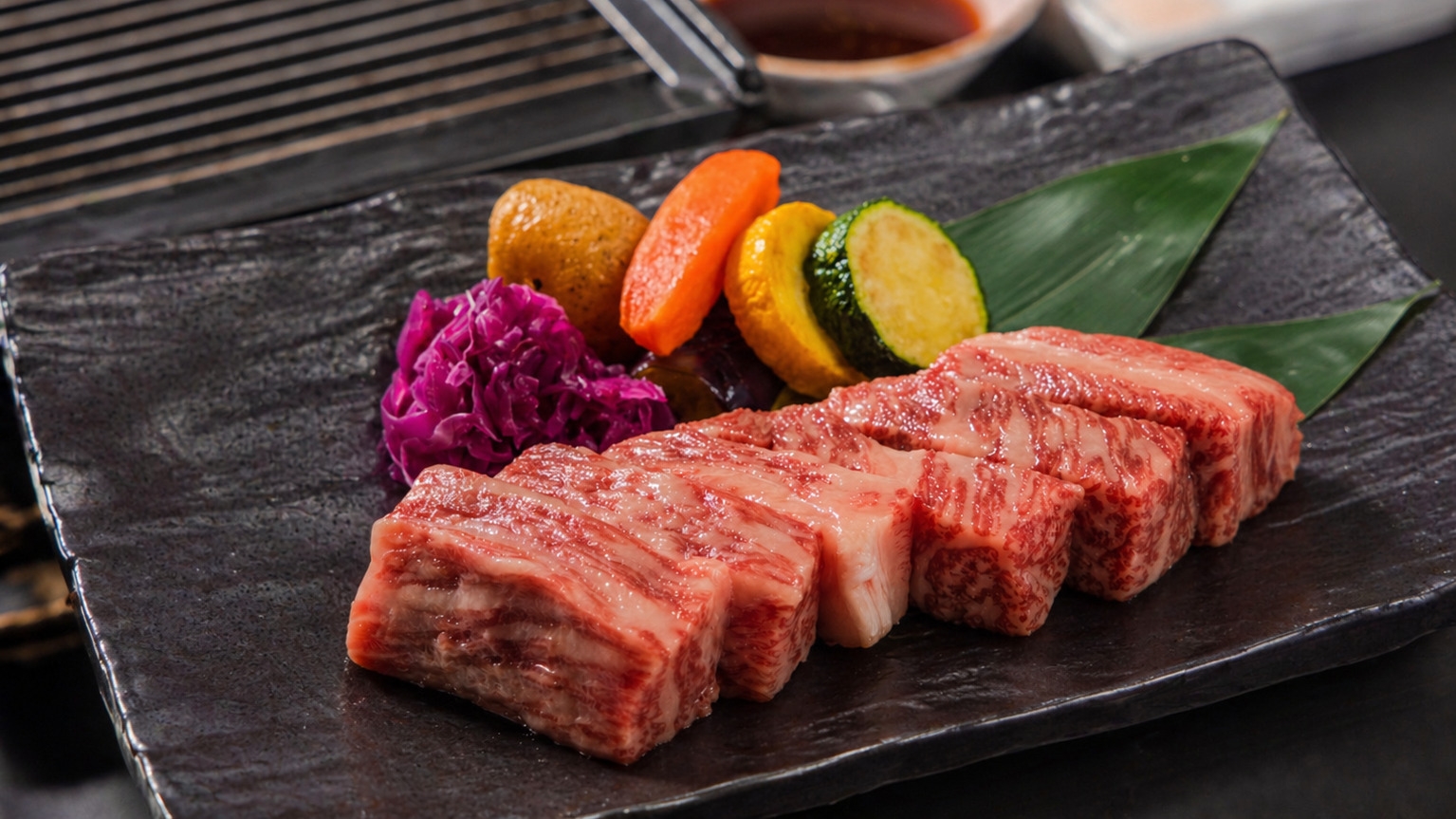 特撰A5近江牛を自分好みに焼き上げる極上ステーキ会席・生ビール付《お食事場所おまかせ》