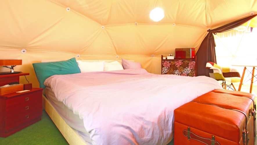 グランピング◆浜名湖初のドームテントはポーランド製です！