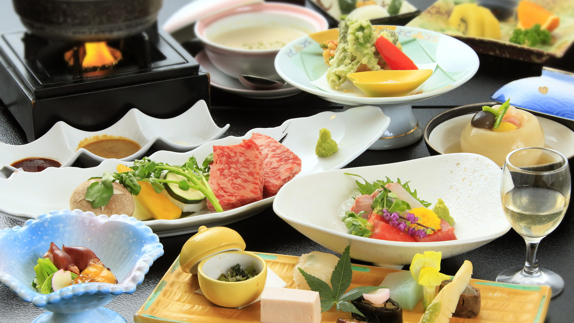 【基本】季節ごと地元で採れた旬な食材を堪能「中松屋スタンダード」／2食付